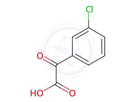 Chemical structure of 2-(3-Chlorophenyl)-2-oxoacetic acid