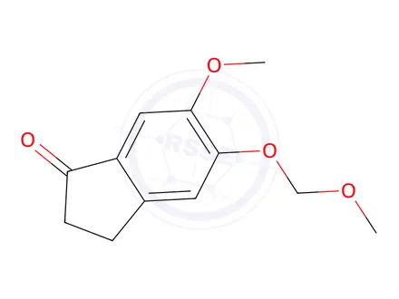 Chemical structure of 2,3-Dihydro-6-methoxy-5-(methoxymethoxy)-1H-inden-1-one