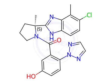 Chemical structure of Desmethyl Daridorexant