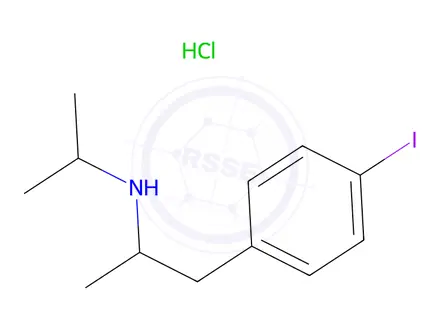 Chemical structure of 4-IODO-N-ISOPROPYLAMPHETAMINE HYDROCHLORIDE