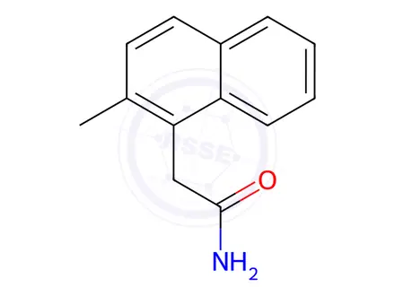 Chemical structure of 2-Methyl-1-naphthyl Acetamide