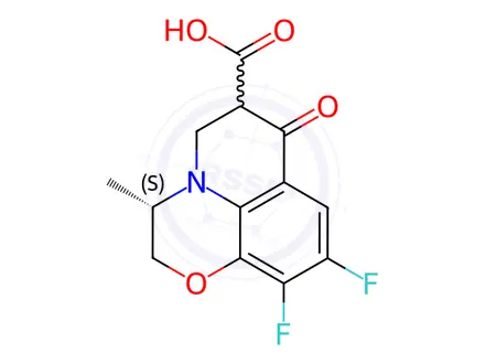 Chemical structure of Levofloxacin Impurity 154