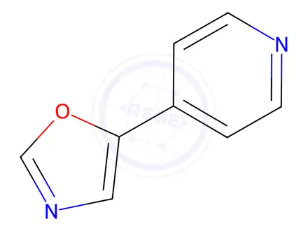 Chemical structure of 4-(1,3-Oxazol-5-yl)pyridine