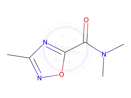 Chemical structure of 1,2,4-Oxadiazole-5-carboxamide, N,N,3-trimethyl-