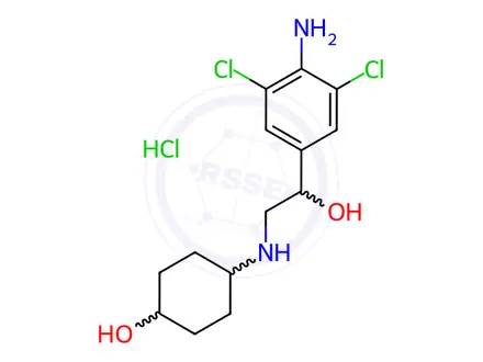 Chemical structure of Clencyclohexerol hydrochloride