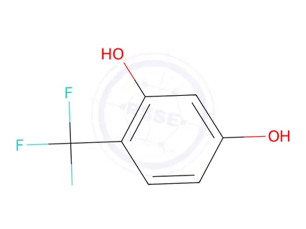 Chemical structure of 4-(Trifluoromethyl)-1,3-benzenediol