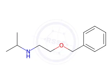 Chemical structure of N-(2-(benzyloxy)ethyl)propan-2-amine