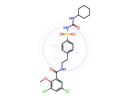 Chemical structure of Glibenclamide Impurity 5(Glibenclamide EP Impurity E)