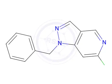 Chemical structure of 1-Benzyl-6-chloro-1H-pyrazolo[4,3-c]pyridine