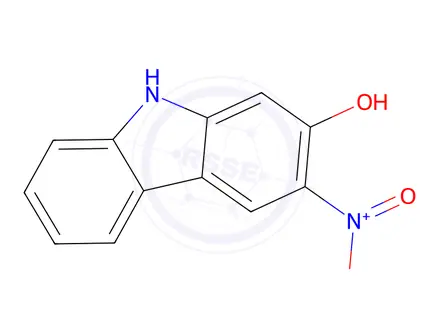 Chemical structure of 2-HYDROXY-3-NITROCARBAZOLE