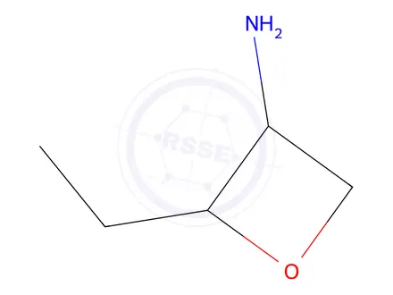 Chemical structure of 2-ethyloxetan-3-amine