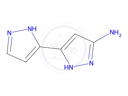 Chemical structure of 3-(1H-pyrazol-5-yl)-1H-pyrazol-5-amine