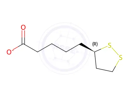 Chemical structure of (R)-Lipoic acid