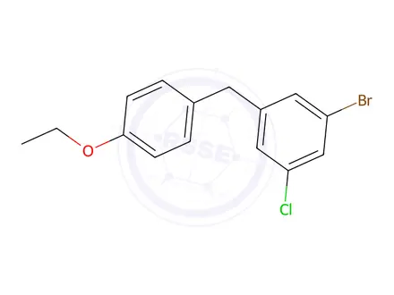 Chemical structure of Dapagliflozin Impurity 376