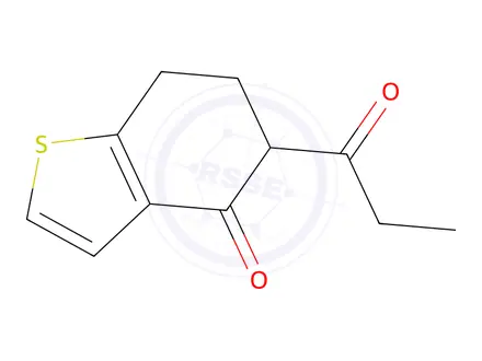 Chemical structure of 5-Propionyl-6,7-dihydrobenzo[b]thiophen-4(5h)-one