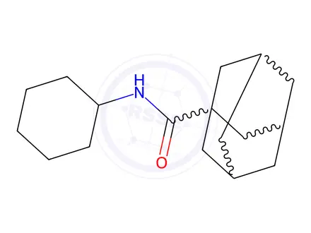 Chemical structure of N-Cyclohexyladamantane-1-carboxamide
