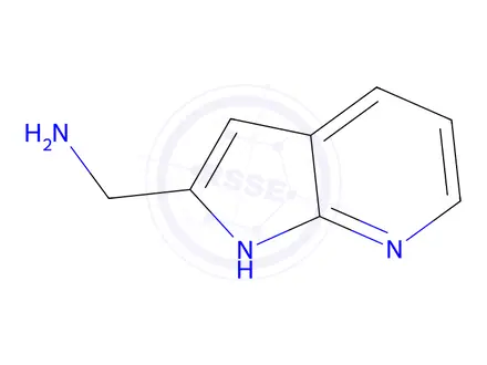 Chemical structure of 1H-Pyrrolo[2,3-b]pyridin-2-ylmethanamine hydrochloride