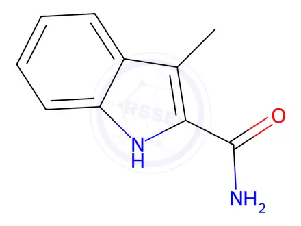 Chemical structure of 3-Methyl-1H-indole-2-carboxamide