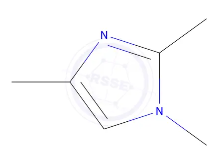 Chemical structure of 1H-Imidazole, 1,2,4-trimethyl-