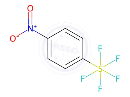 Chemical structure of 4-Nitrophenylsulfur Pentafluoride
