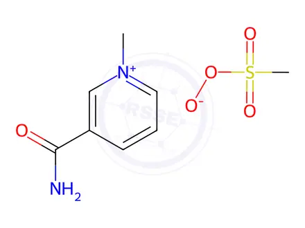 Chemical structure of 1-Methyl-nicotinamide Methosulphate