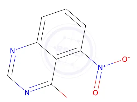 Chemical structure of 5-Nitro-4-hydroxyquinazoline