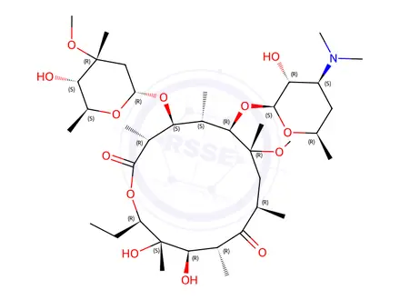 Chemical structure of Clarithromycin Working Standard (Secondary Reference Standard)