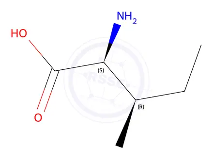 Chemical structure of L-allo-Isoleucine