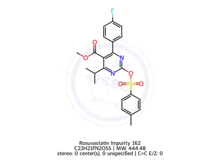 Chemical structure of Rosuvastatin Impurity 142