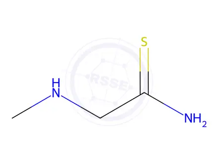 Chemical structure of 2-(methylamino)ethanethioamide