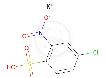 Chemical structure of Potassium 4-chloro-2-nitrobenzenesulfonate