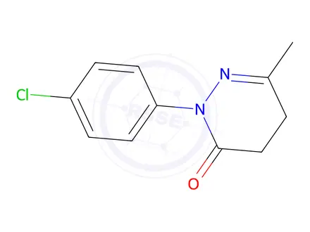 Chemical structure of 2-(4-Chlorophenyl)-6-methyl-4,5-dihydropyridazin-3(2H)-one