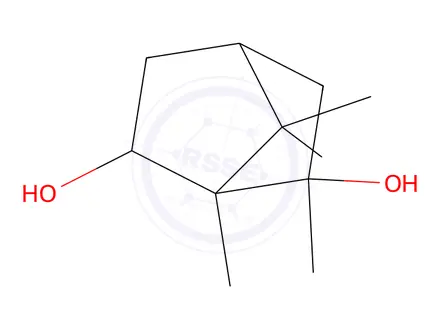 Chemical structure of 6-Hydroxy-2-methyl Isoborneol