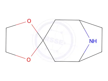 Chemical structure of 8-Azaspiro[bicyclo[3.2.1]octane-3,2'-[1,3]dioxolane]