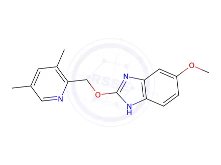 Chemical structure of Omeprazole Impurity 3