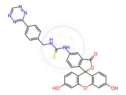 Chemical structure of 5-FITC-TETRAZINE
