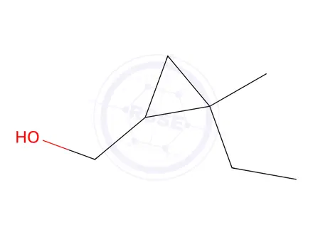Chemical structure of (2-ethyl-2-methylcyclopropyl)methanol