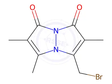 Chemical structure of BROMOBIMANE