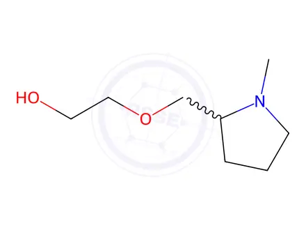 Chemical structure of 2-((1-Methylpyrrolidin-2-yl)methoxy)ethanol