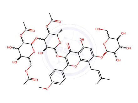Chemical structure of Epimedin K