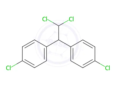 Chemical structure of 4,4’-DDD