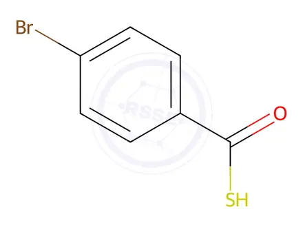 Chemical structure of 4-bromobenzenecarbothioic S-acid