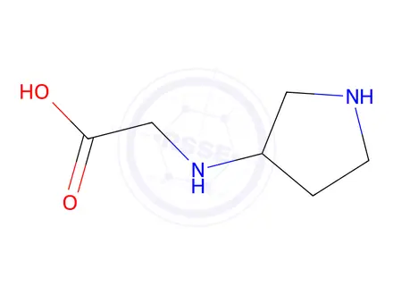 Chemical structure of Pyrrolidin-3-ylglycine