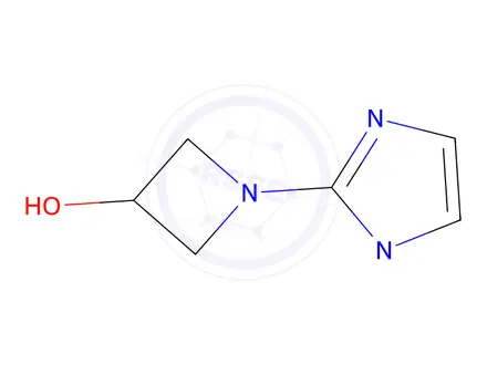 Chemical structure of 1-(1-Methyl-1h-imidazol-2-yl)azetidin-3-ol