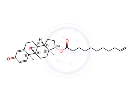 Chemical structure of Boldenone undecylenate