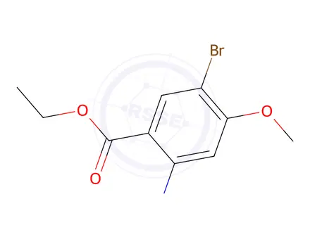 Chemical structure of Ethyl 2-amino-5-bromo-4-methoxybenzoate