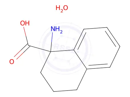 Chemical structure of 1-amino-1,2,3,4-tetrahydro-1-naphthalenecarboxylic Acid hydrate