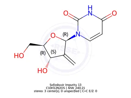Chemical structure of Sofosbuvir Impurity 238