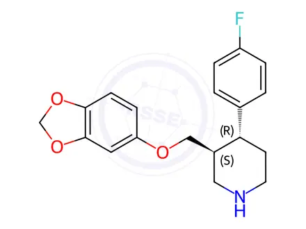 Chemical structure of Paroxetine