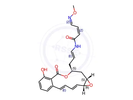 Chemical structure of Oximidine III